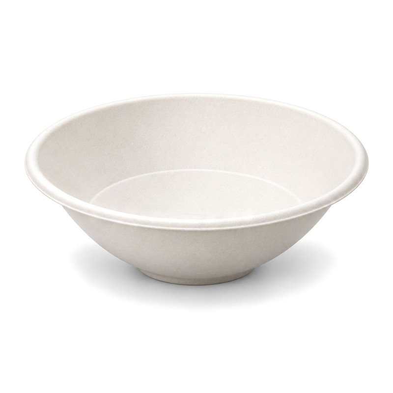 1190cc Bagasse Round Bowl & rPET Lids- GreenFeel