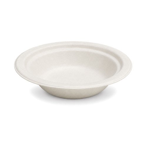 12oz White Bagasse Bowls - GreenFeel