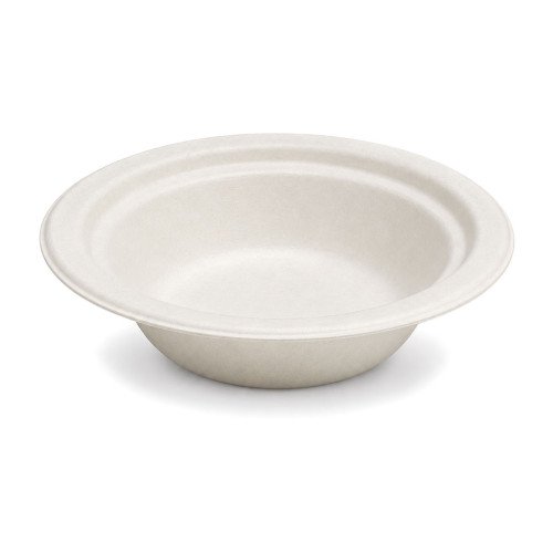 16oz White Bagasse Bowls - GreenFeel