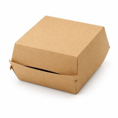 Small Kraft Cardboard Burger Boxes - GreenFeel