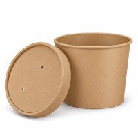 26oz Kraft Heavy Duty Soup Containers - GreenFeel