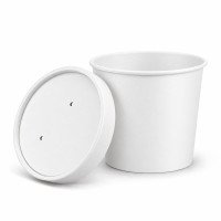 16oz White Heavy Duty Soup Containers - GreenFeel