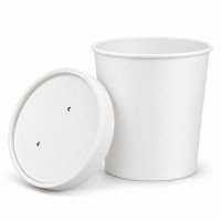 32oz White Heavy Duty Soup Containers - GreenFeel