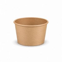 8oz Kraft Heavy Duty Soup Containers - GreenFeel