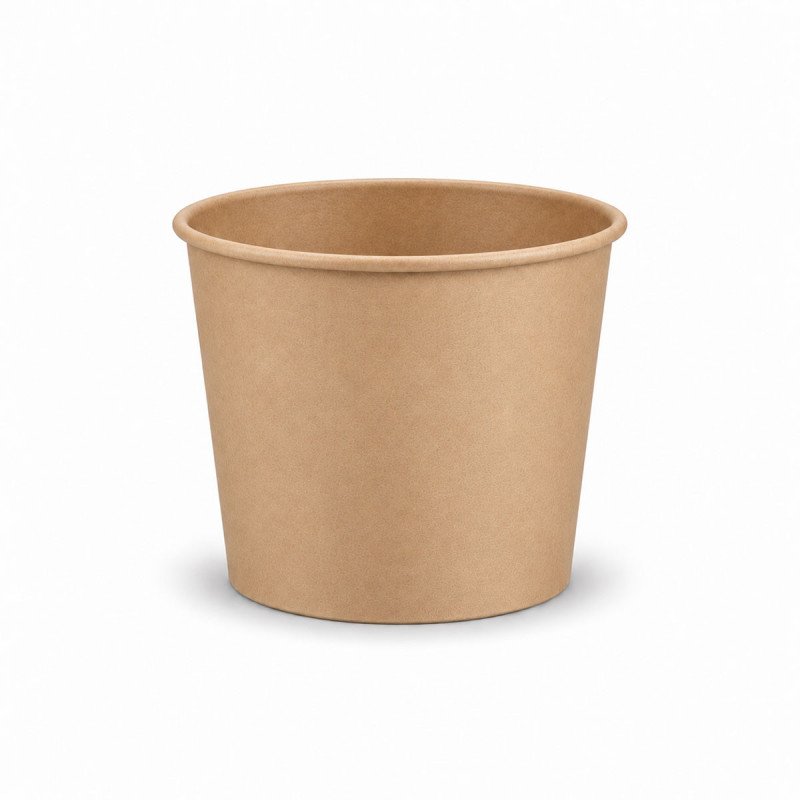 16oz Kraft Heavy Duty Soup Containers - GreenFeel