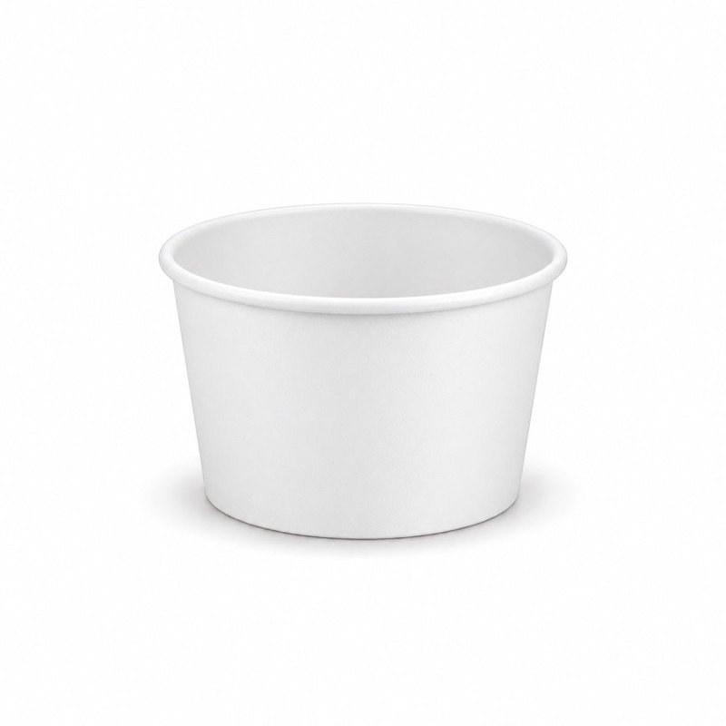 8oz White Heavy Duty Soup Containers - GreenFeel