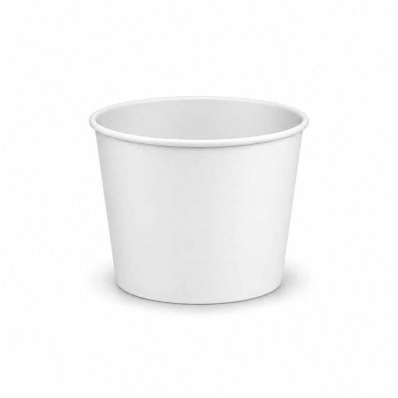 12oz White Heavy Duty Soup Containers - GreenFeel