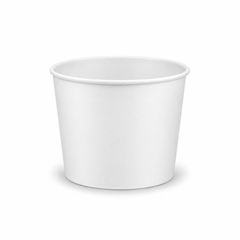 16oz White Heavy Duty Soup Containers - GreenFeel