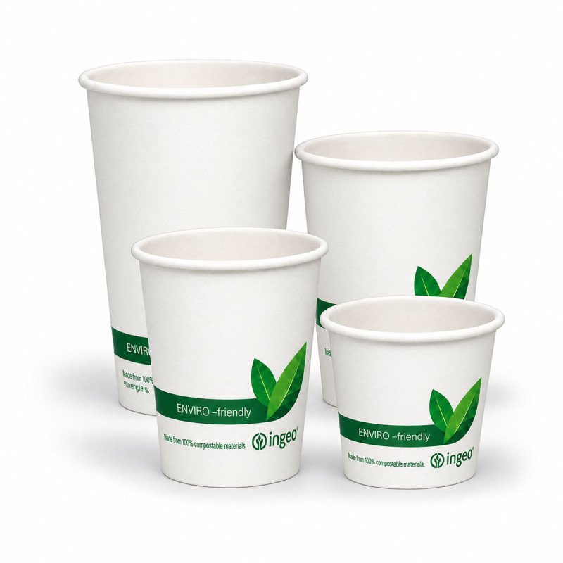 16oz Single Wall Ingeo Paper Cup | Biodegradable - GreenFeel