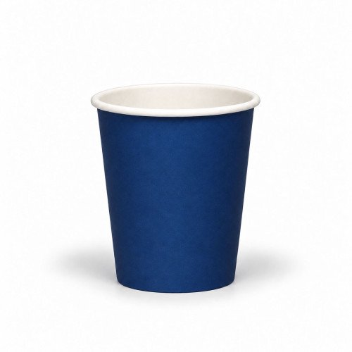 8oz Single Wall Navy Blue Paper Cup - GreenFeel