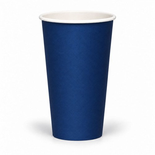 16oz Single Wall Navy Blue Paper Cup - GreenFeel