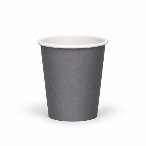 8oz Single Wall Grey Paper Cup - GreenFeel