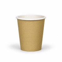 8oz Single Wall Kraft Paper Cup - GreenFeel