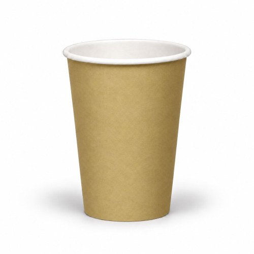 12oz Single Wall Kraft Paper Cup - GreenFeel