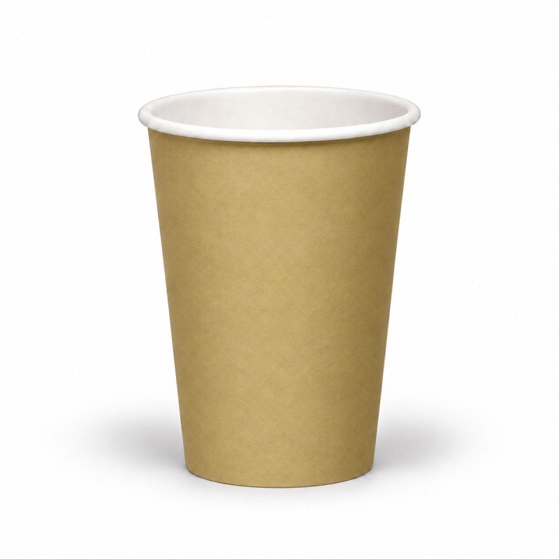 12oz Single Wall Kraft Paper Cup - GreenFeel