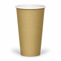 16oz Single Wall Kraft Paper Cup - GreenFeel