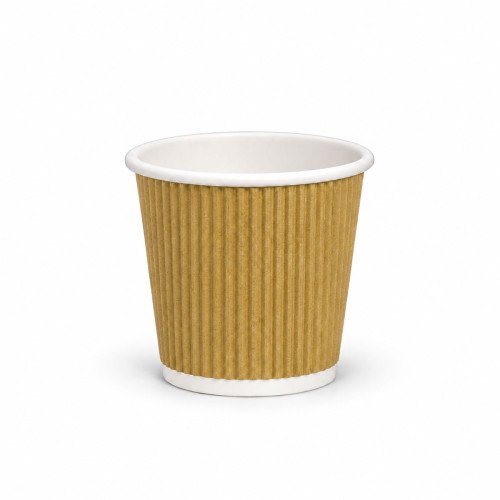 4oz Kraft Ripple Cups