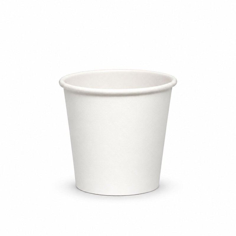 6oz White Paper Cup | Single Wall