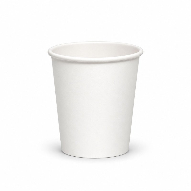 8oz White Paper Cup | Single Wall