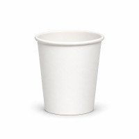 8oz White Paper Cup | Single Wall