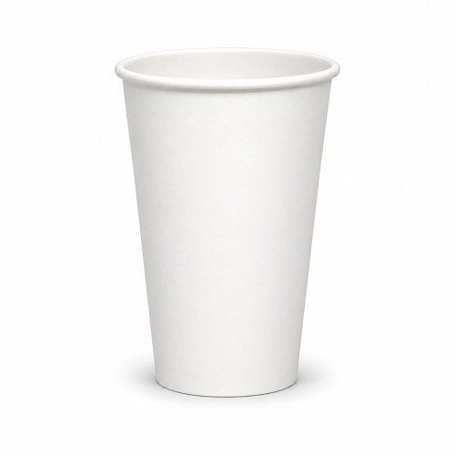 16oz White Paper Cup | Single Wall