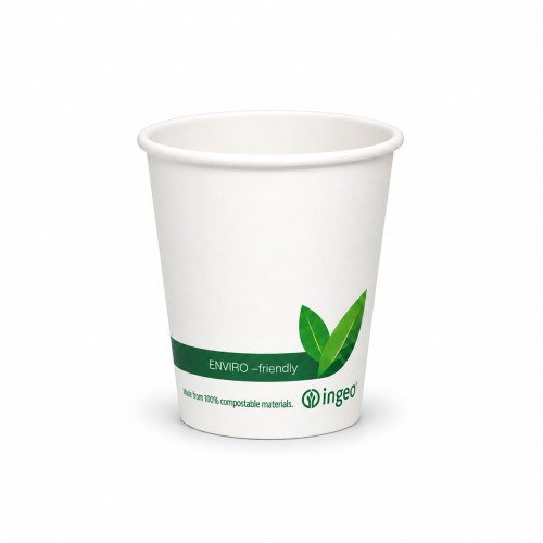 8oz Single Wall Ingeo Paper Cup | Biodegradable - GreenFeel