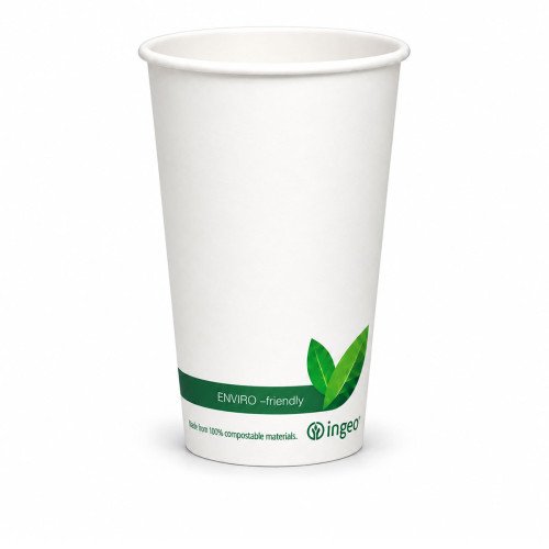 16oz Single Wall Ingeo Paper Cup | Biodegradable - GreenFeel