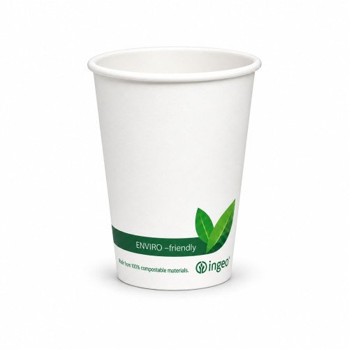 12oz Single Wall Ingeo Paper Cup | Biodegradable - GreenFeel