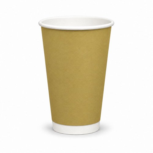 16oz Double Wall Kraft Paper Cups - GreenFeel