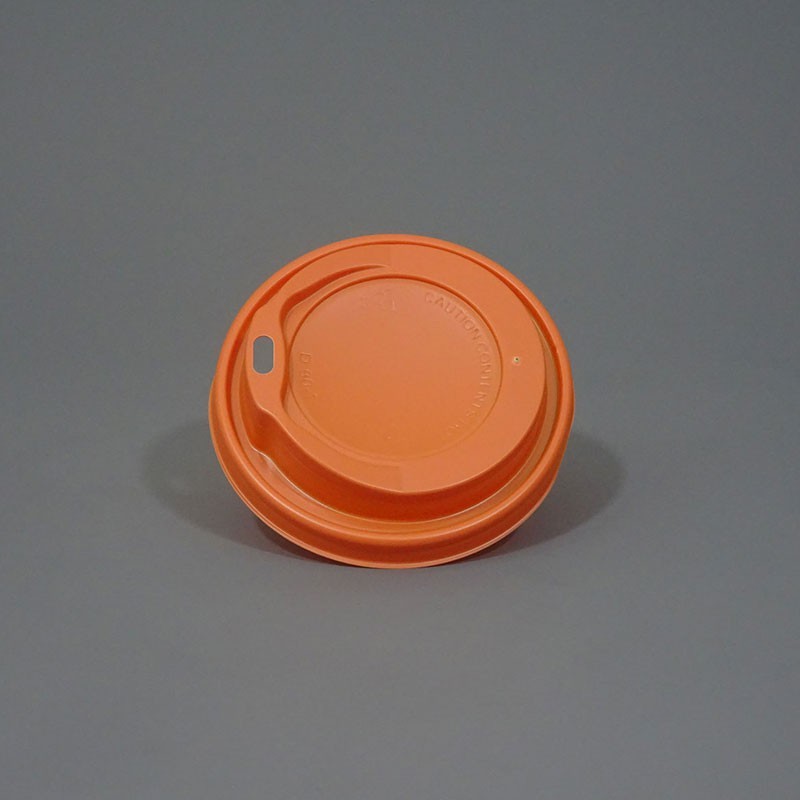 Orange Lids To Fit 12/16/20oz Paper Cups