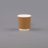 4oz Kraft Ripple Cups