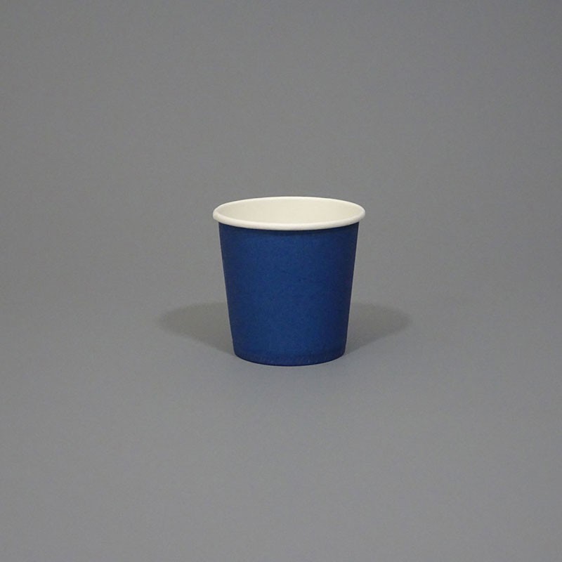 4oz Single Wall Navy Blue Paper Cup