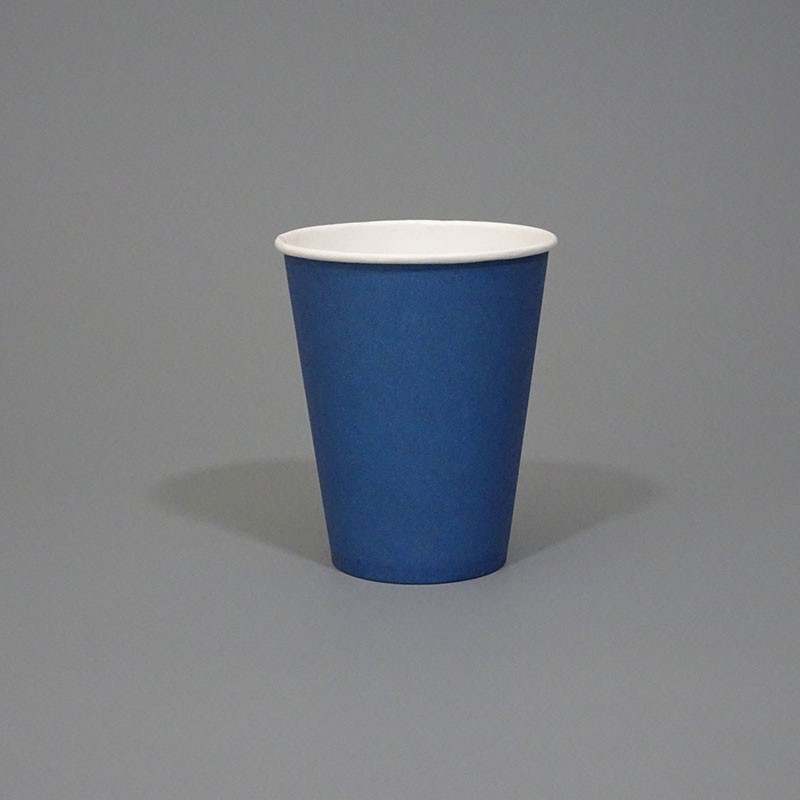 8oz Single Wall Navy Blue Paper Cup
