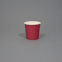 4oz Single Wall Red Paper Cup - GreenFeel