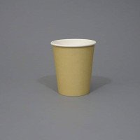 8oz Single Wall Kraft Paper Cup - GreenFeel