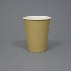12oz Single Wall Kraft Paper Cup - GreenFeel