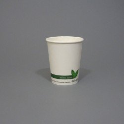 8oz Single Wall Ingeo Paper Cup | Biodegradable - GreenFeel