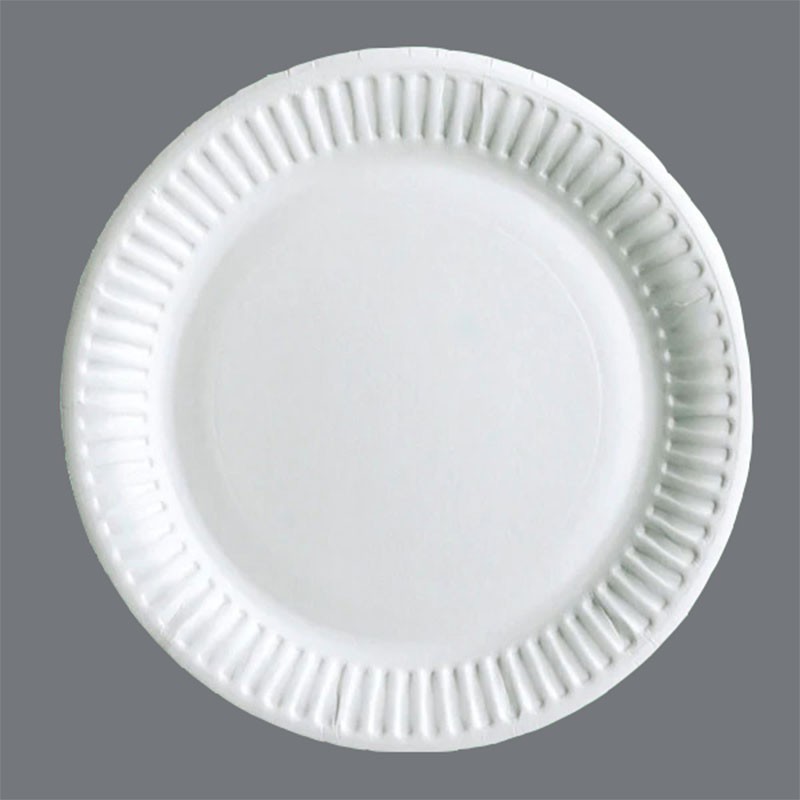 7" White Paper Plates