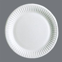 9" White Paper Plates - GreenFeel