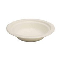 16oz White Bagasse Bowls - GreenFeel
