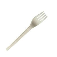 Compostable White CPLA Forks - GreenFeel