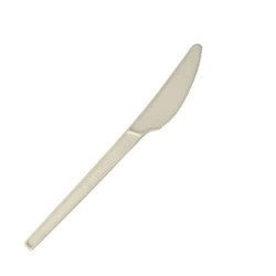 Compostable White CPLA Knives - GreenFeel