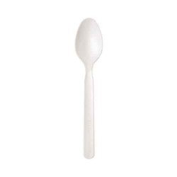 Compostable White CPLA Teaspoons- GreenFeel