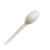 Compostable White CPLA Spoons - GreenFeel