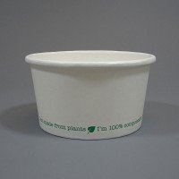 16oz Ingeo Compostable Soup Containers - GreenFeel