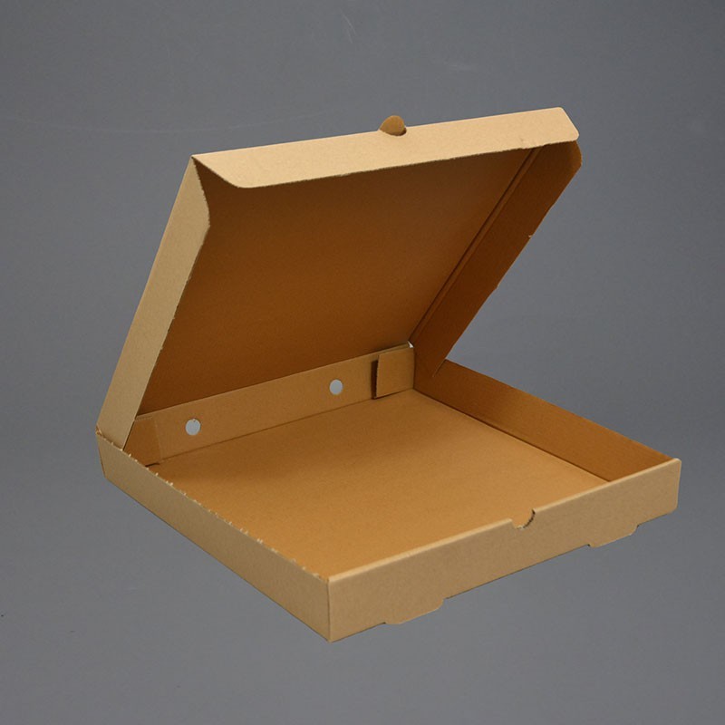 9" Plain Kraft Pizza Boxes