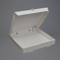 9" Plain White Pizza Boxes - GreenFeel