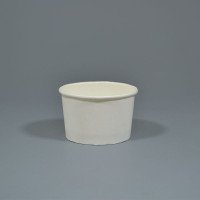 4oz White Paper Ice Cream Tubs