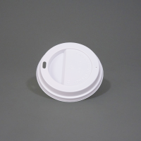 White "Traveller" Lids To Fit 8oz Paper Cups - GreenFeel