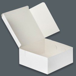 12" Tall White Cake & Dessert Box - GreenFeel